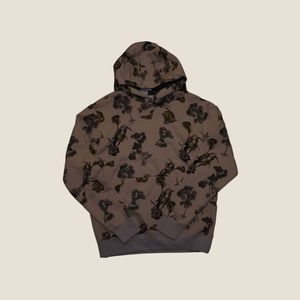 Nike Floral Hoodie White Size M